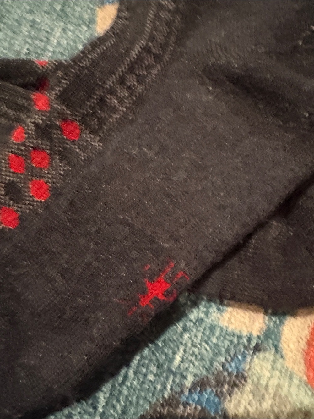 Smartwool Women's Black Socks with Red Accents
